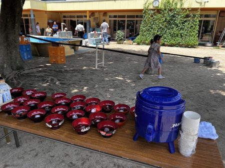 ７月１３日流しそうめん②