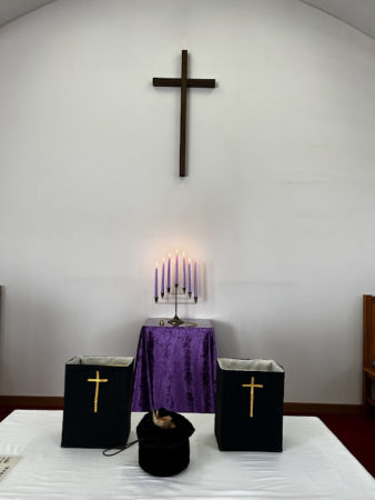 ２月２２日消灯礼拝